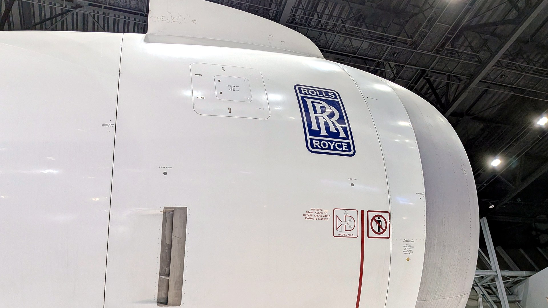波音 787 的 Trent 1000 發動機短艙