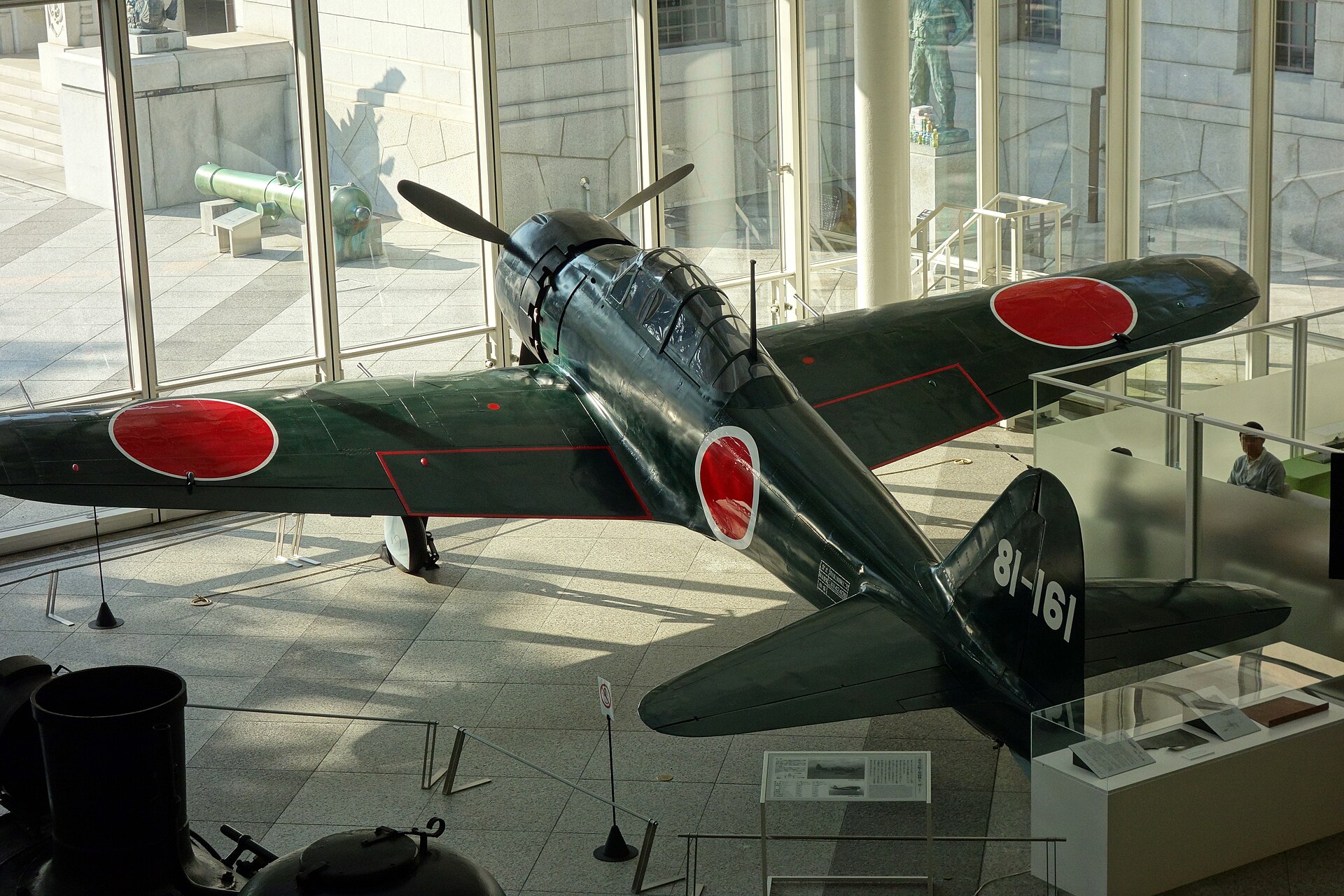 東京遊就館展示的零式艦上戰鬥機同型機